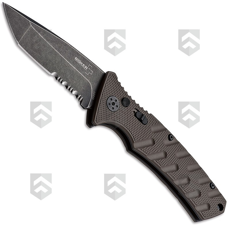 Couteau de poche Automatique Strike Tanto Böker Coyote