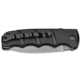 Couteau de poche Automatique KALS-74 Damas Böker Noir