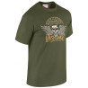 T-shirt manches courtes Summit Outdoor DEATH BEFORE DISHONOR Vert OD