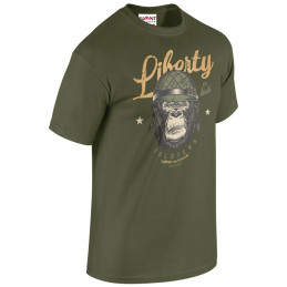 T-shirt manches courtes Summit Outdoor LIBERTY OR DEATH Vert OD