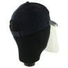 Casquette Brodée ASVP avec visière protection de lutte Covid 19 amovible