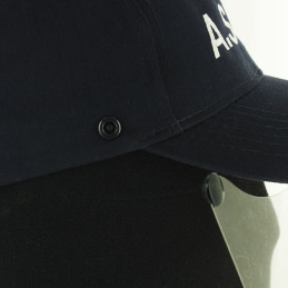 Casquette Brodée ASVP avec visière protection de lutte Covid 19 amovible