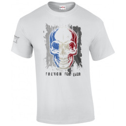 T-shirt manches courtes Summit Outdoor FRENCH FOR EVER Blanc