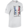 T-shirt manches courtes Summit Outdoor FRENCH FOR EVER Blanc