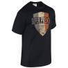 T-shirt manches courtes Summit Outdoor SUPER FRENCH Noir