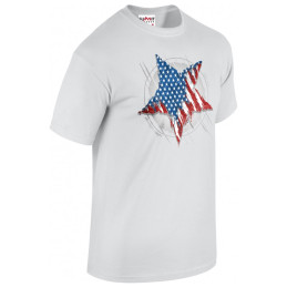T-shirt manches courtes Summit Outdoor ETOILE US Blanc