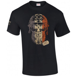 T-shirt manches courtes Summit Outdoor FRENCH VETERAN Noir