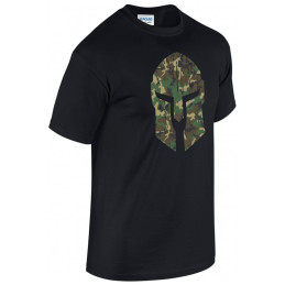 T-shirt manches courtes Summit Outdoor SPARTAN logo Woodland