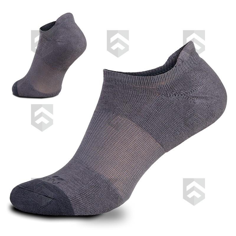 Chaussettes Pentagon Low Cut - Homme, Wolf Grey, Coton Bio, Séchage Rapide - Neuves Avec étiquettes