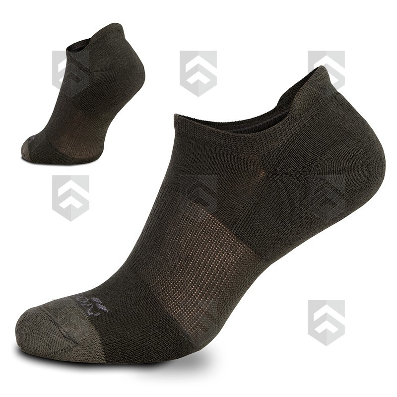 Chaussettes basses Invisible Pentagon Vert OD