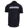 Polo Gendarmerie Criminalistique Numérique Noir Imprimé avec supports Velcro