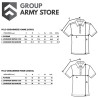 Polo Gendarmerie Criminalistique Numérique Noir Imprimé avec supports Velcro