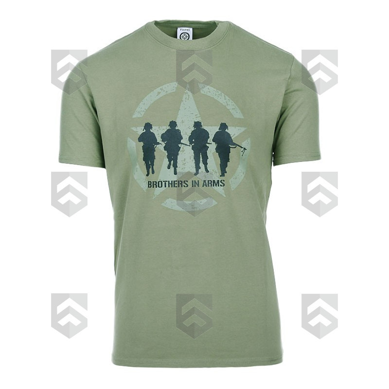 T-shirt manches courtes Brothers In Arms Fostex Vert OD