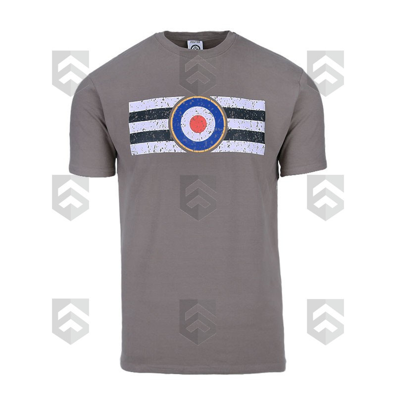 T-shirt manches courtes Royal Air Force Fostex Gris