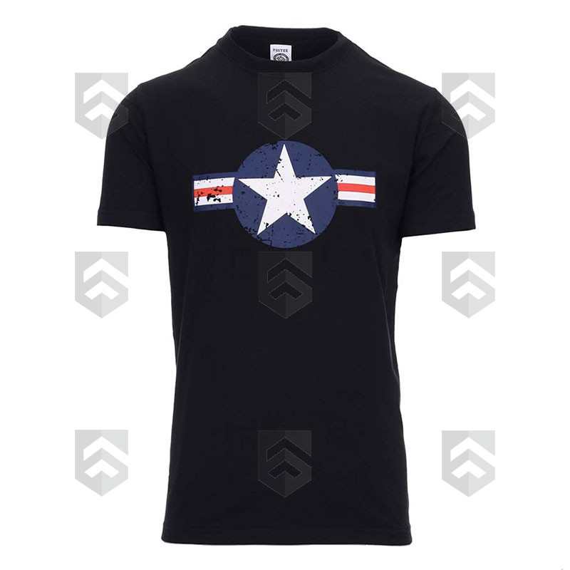 T-shirt manches courtes US Air Force Fostex Noir