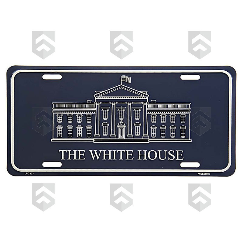 Plaque Métal The White House