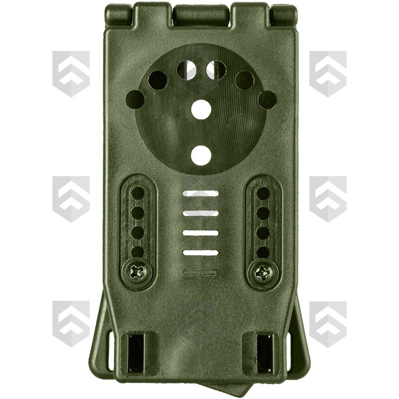 VEGA Holster Gürtelschlaufe 8K23 – Polymer, Schwarz, Für Holster, Doppelte Schlaufe, Höhenverstellung, Italienische Qualität