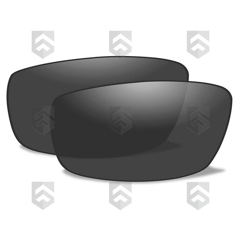 Lunettes Balistiques Slay WILEY X : Verres de rechange Gris Fumés