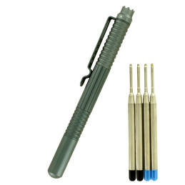 Stylo de défense Kubotan avec recharges