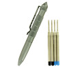Stylo de défense à mine rétractable Kubotan avec recharges