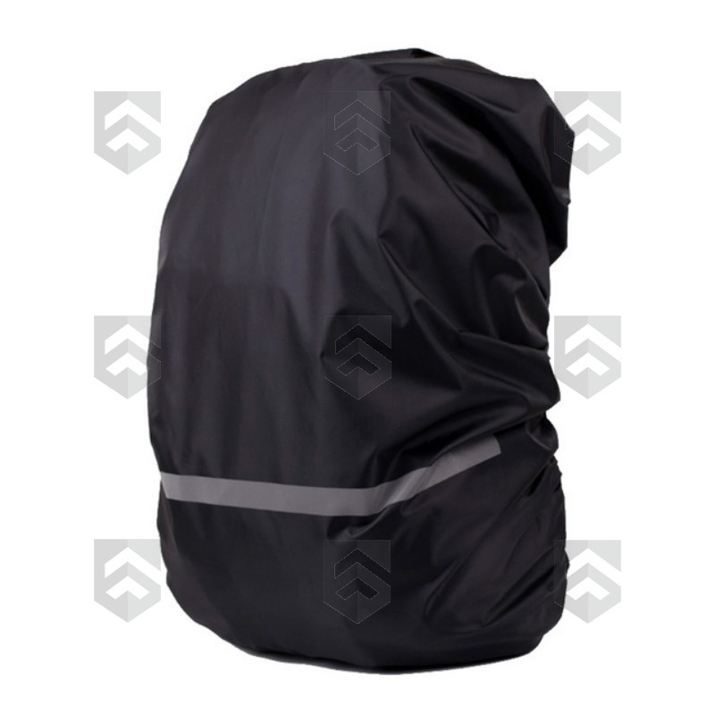 Sur-sac à dos 40L Noir avec Bande Réflective