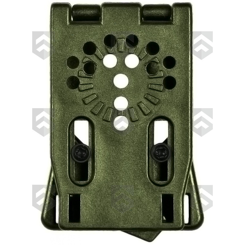 Passant rapide 8K82 Vega Vert OD pour fixer les accessoires sur ceinturon