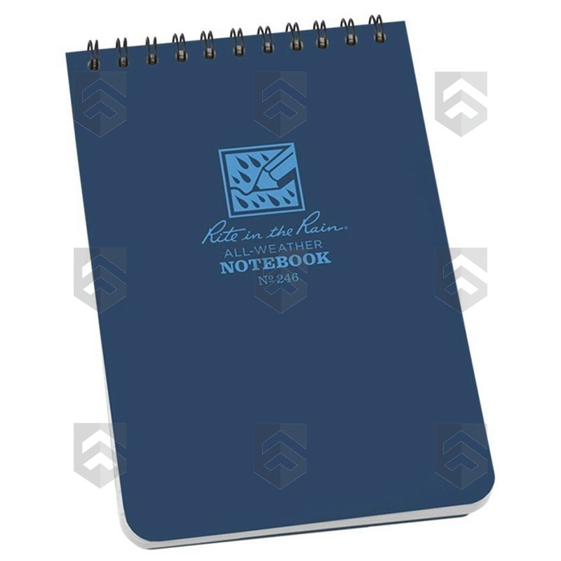 Carnet de notes tous temps 10 x 15 cm Rite In The Rain Bleu
