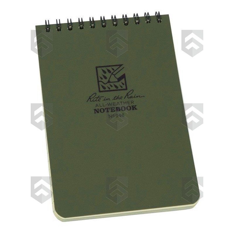 Carnet de notes tous temps 10 x 15 cm Rite In The Rain Vert OD