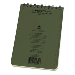 Carnet de notes tous temps 10 x 15 cm Rite In The Rain Vert OD
