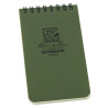 Carnet de notes tous temps 7.6 x 12.7 cm Rite In The Rain Vert OD