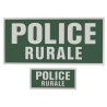 Bandes rétroréfléchissantes Police Rurale (10 x 28 cm et 6 x 13 cm)