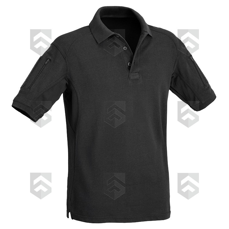Polo Respirant Tactique Manches Courtes DEFCON 5 Noir