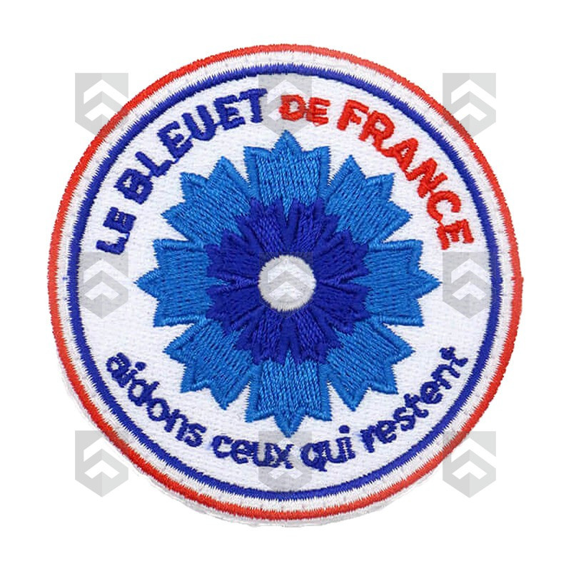 Ecusson Bleuet de France Brodé