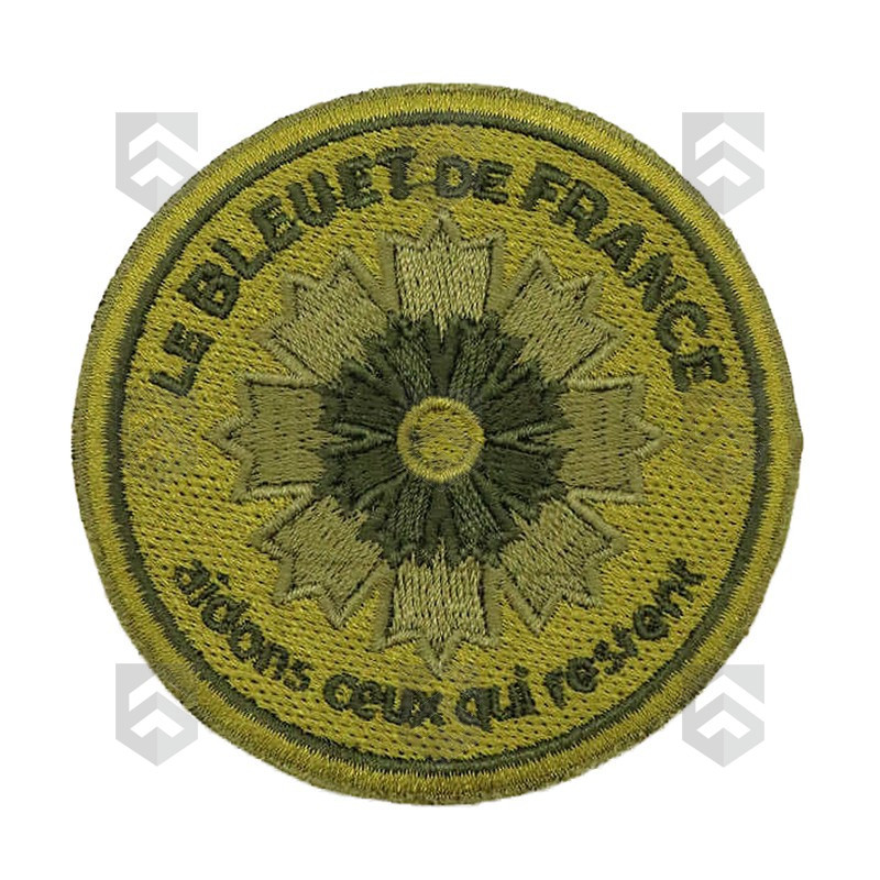 Les Spartiates Patch Brodé Sarthe Avec Scratch - 8x6,4 Cm, Qualité Militaire, Fabriqué En France, Support à Coudre Offert