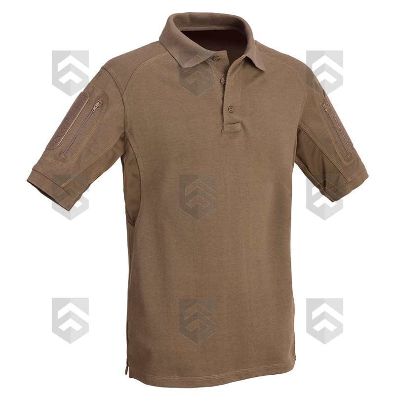 Polo Respirant Tactique Manches Courtes DEFCON 5 Coyote