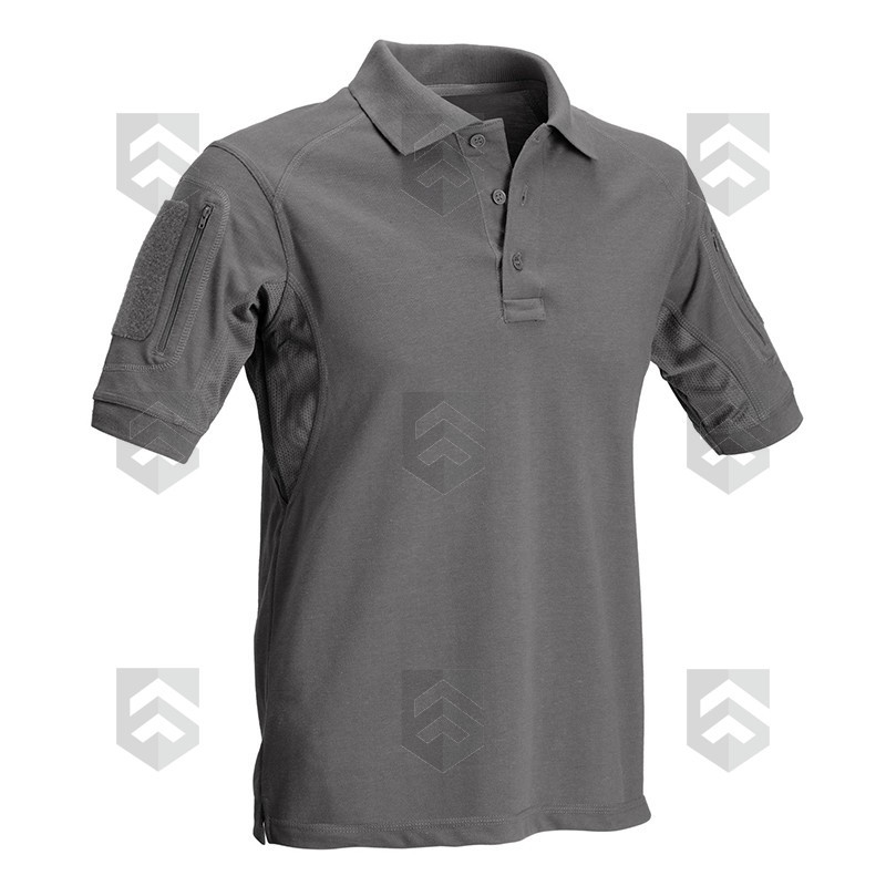 Polo Respirant Tactique Manches Courtes DEFCON 5 Gris