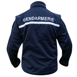 Veste Softshell 2 en 1 Gendarmerie Manches Amovibles