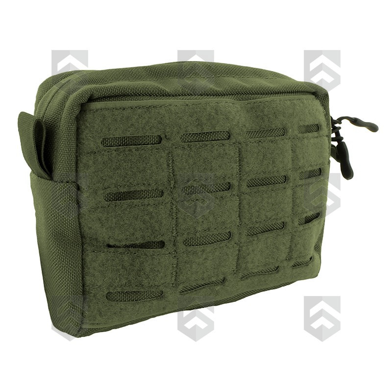 Pochette horizontale MOLLE Laser Cut C4 Tactical Vert OD