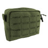 Pochette horizontale MOLLE Laser Cut C4 Tactical Vert OD