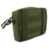 Pochette horizontale MOLLE Laser Cut C4 Tactical Vert OD