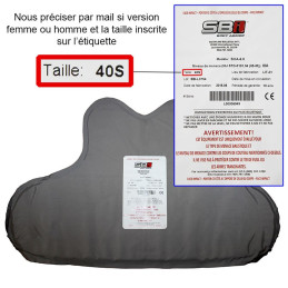 Housse Gilet Pare-Balles Port Discret PM Safariland