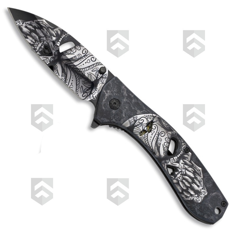 Couteau Tête de Mort modèle 18477-A Albainox