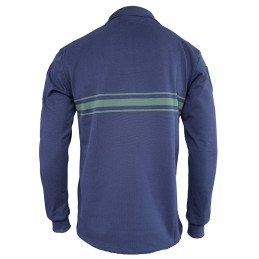 Polo Police Rurale Respirant Manches Longues EK Bleu Marine