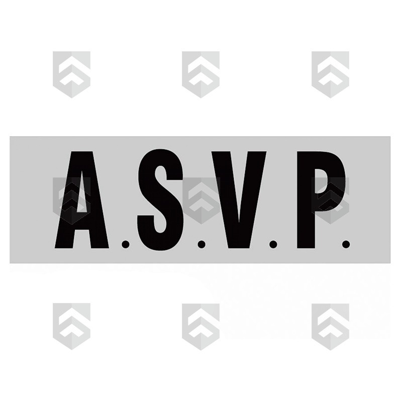 Bande rétroréfléchissante ASVP 5 x 13 cm