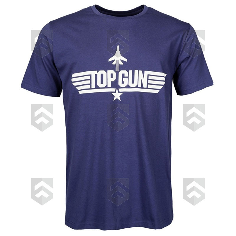 T-shirt manches courtes Top Gun Miltec Bleu