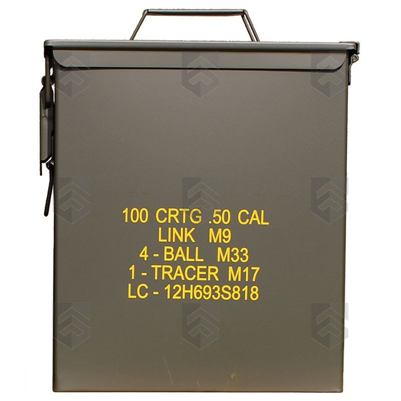 Caisse à munition type US calibre .50 grand modèle