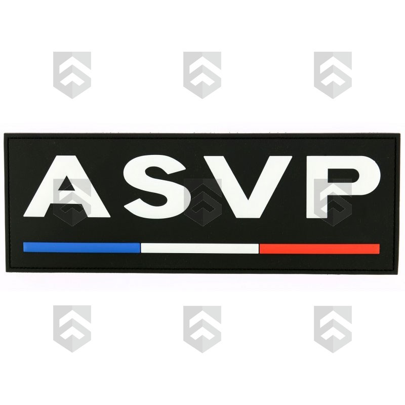 Bande Gomme 3D ASVP 10 x 28 cm Liseré Tricolore
