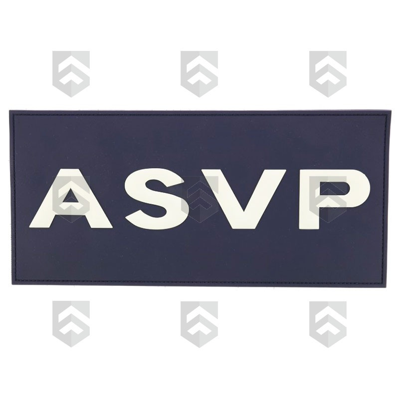 Bande Gomme 3D ASVP 13 x 28 cm Fond Bleu