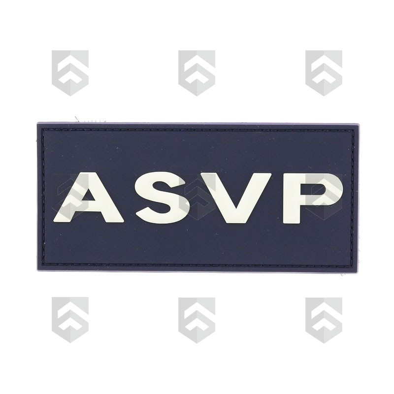 Bande Gomme 3D ASVP 6 x 13 cm Fond Bleu