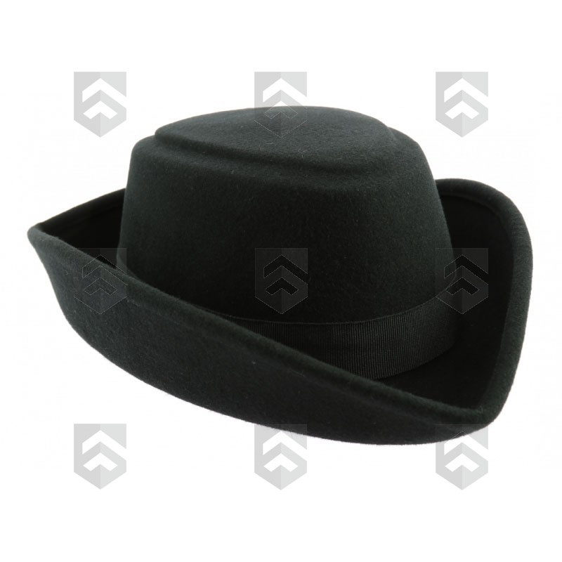 Tricorne en Feutrine Noir